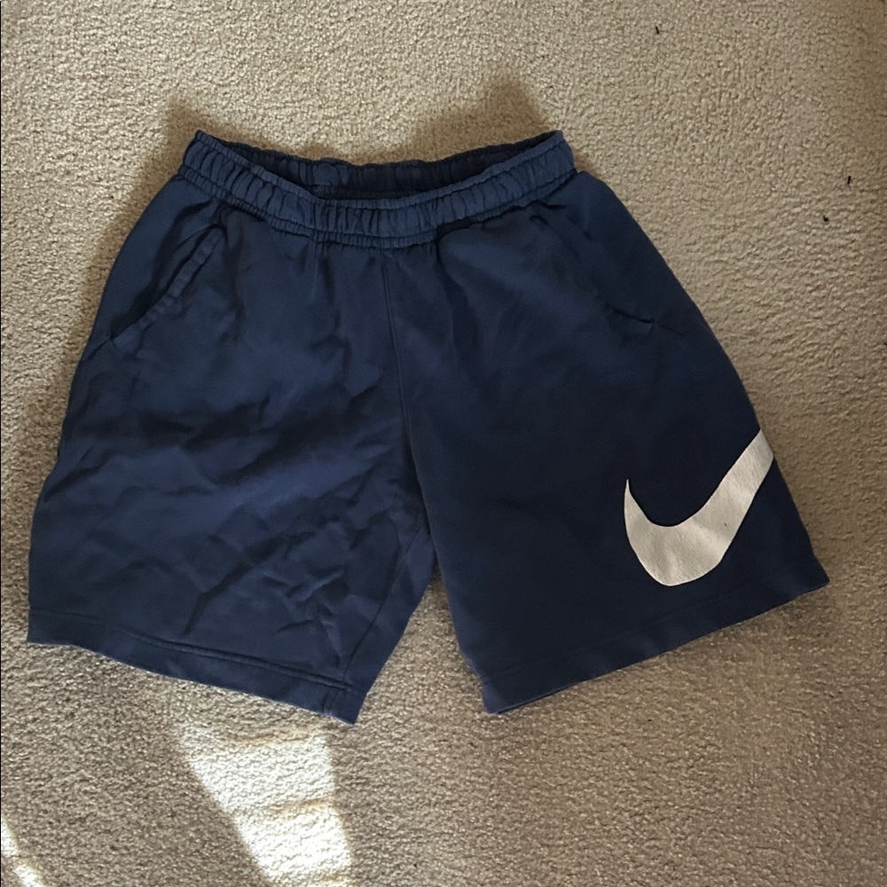 Nike Men's Dark Blue Athletic Shorts